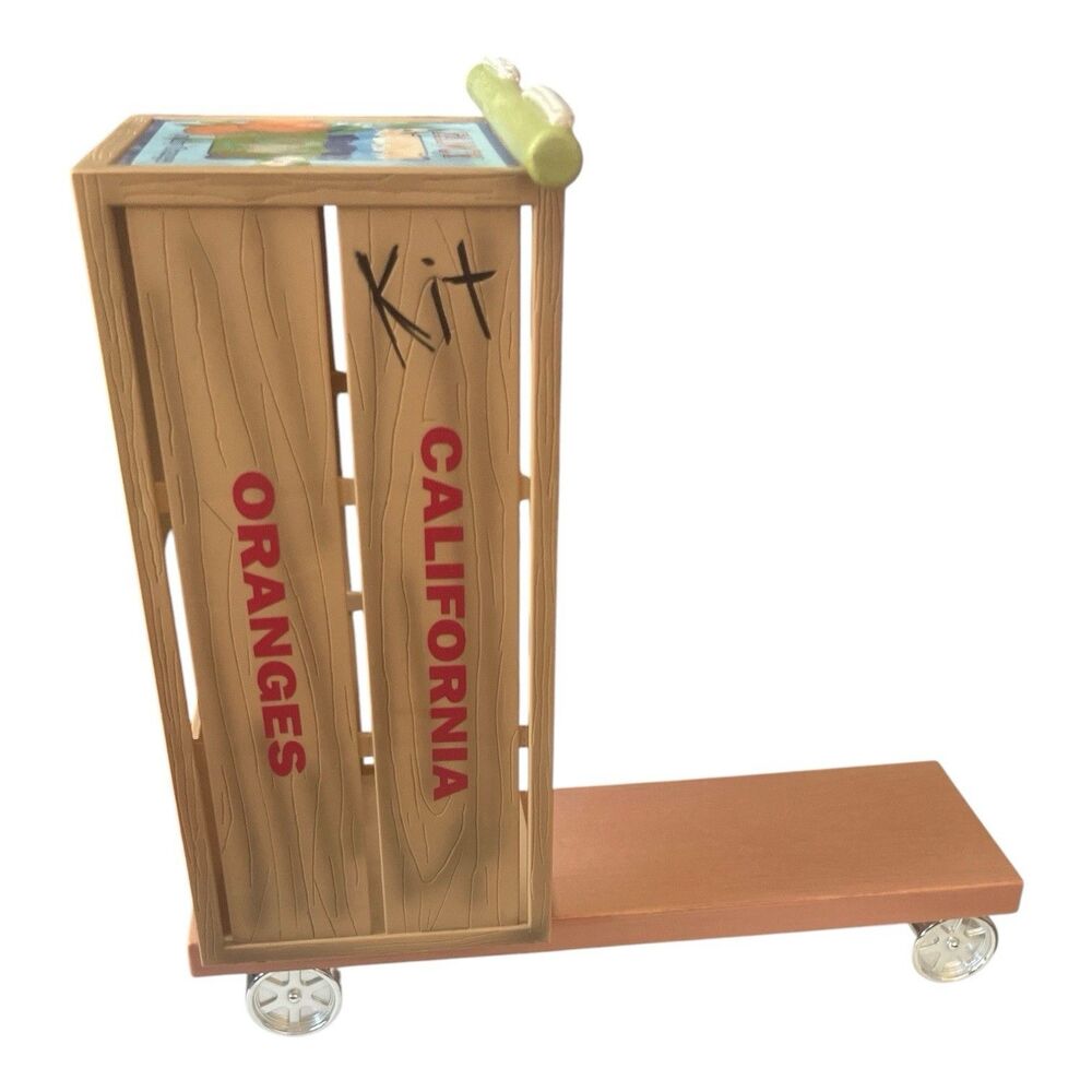 American Girl Doll Kit Kittredge Kit's Scooter California Orange Crate 10x10"